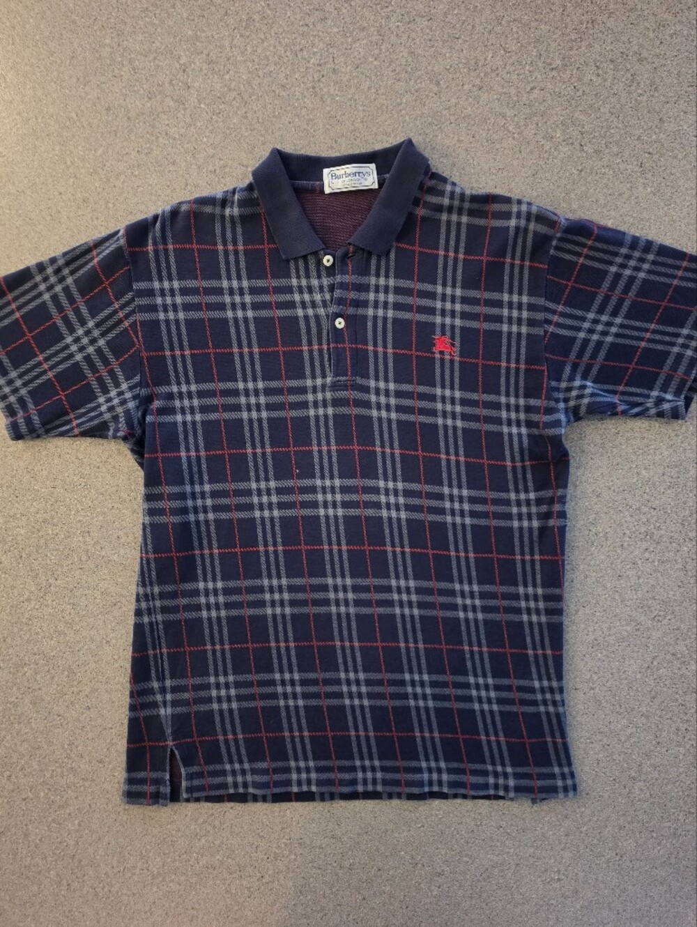 Burberry Plaid Polo